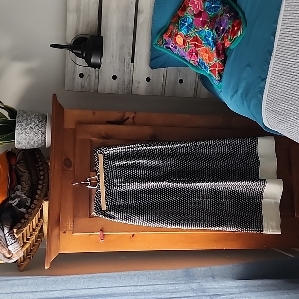 Black and White Patterned Pants